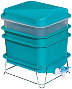 4-tray kitchen composting container