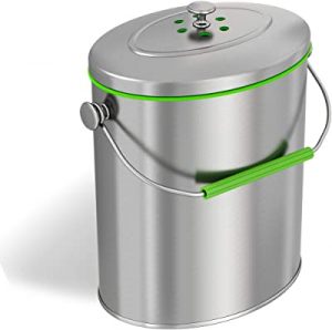 iTouchless kitchen compost bin
