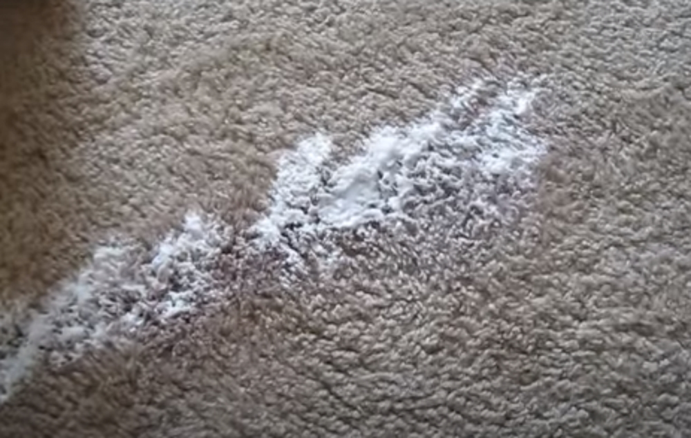 baking soda as stain remover