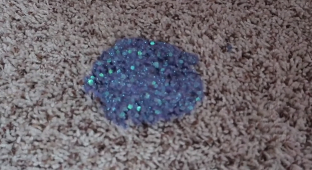 slime on carpet